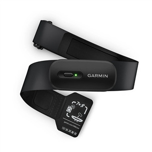 Garmin HRM 200, M-XL, juodas - Širdies ritmo matuoklis 010-13388-00