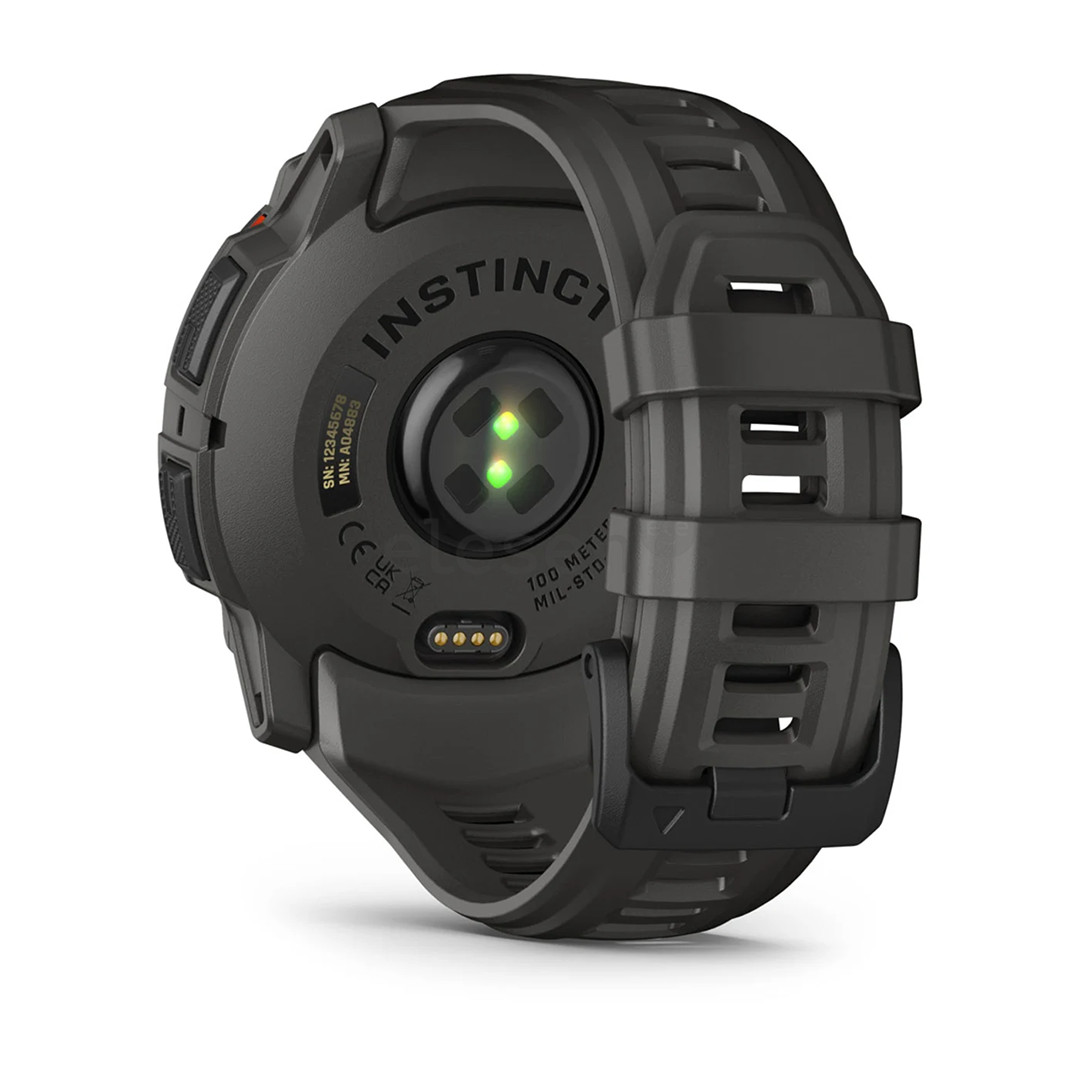 Garmin Instinct 3 Solar, 50 мм, черный - Спортивные часы