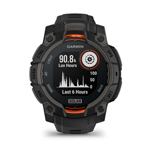 Garmin Instinct 3 Solar, 45 mm, juodas - Sportinis laikrodis