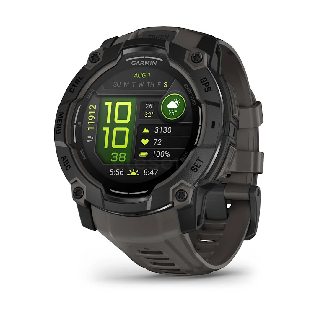 Garmin Instinct 3 AMOLED, 50 mm, juodas - Išmanusis laikrodis
