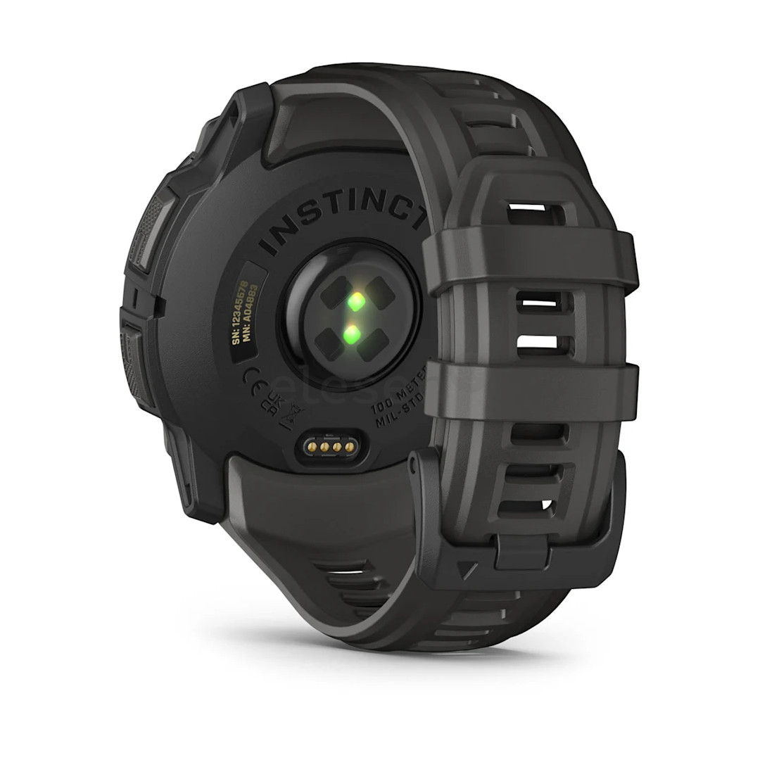 Garmin Instinct 3 AMOLED, 50 mm, juodas - Išmanusis laikrodis