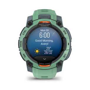 Garmin Instinct 3 AMOLED, 45 mm, žalias - Išmanusis laikrodis 010-02936-01