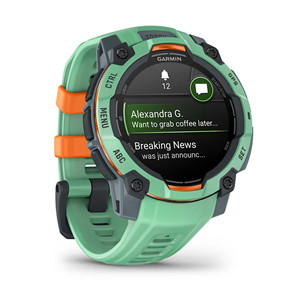Garmin Instinct 3 AMOLED, 45 mm, žalias - Išmanusis laikrodis