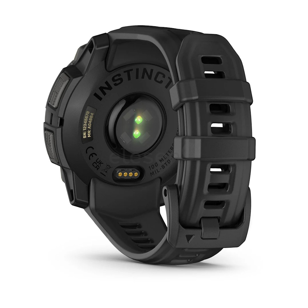 Garmin Instinct 3 AMOLED, 45 mm, juodas - Sportinis laikrodis