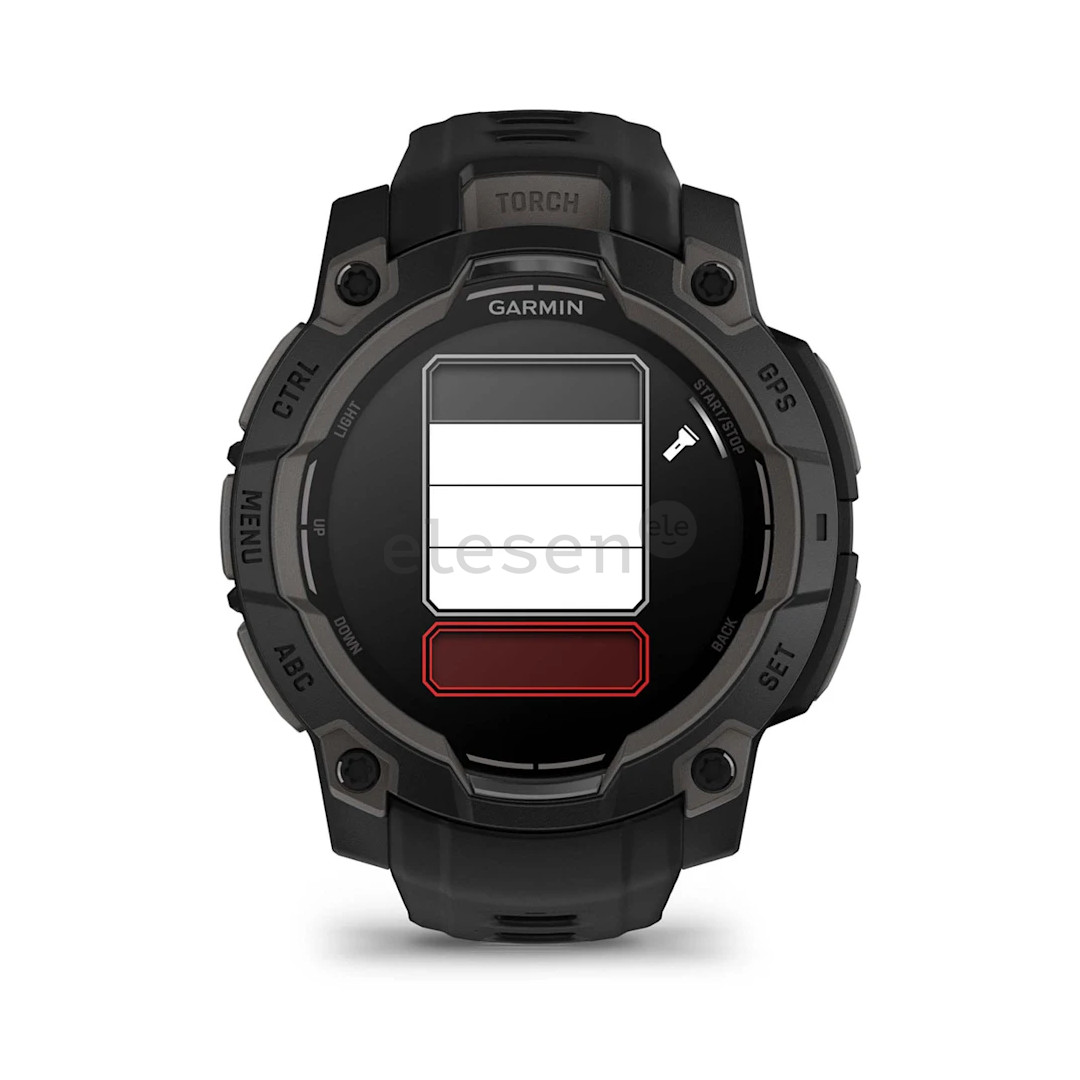 Garmin Instinct 3 AMOLED, 45 mm, juodas - Sportinis laikrodis
