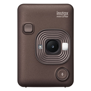 Fuji Instax Mini LiPlay, rudas - Hibridinis momentinis fotoaparatas 4547410539103