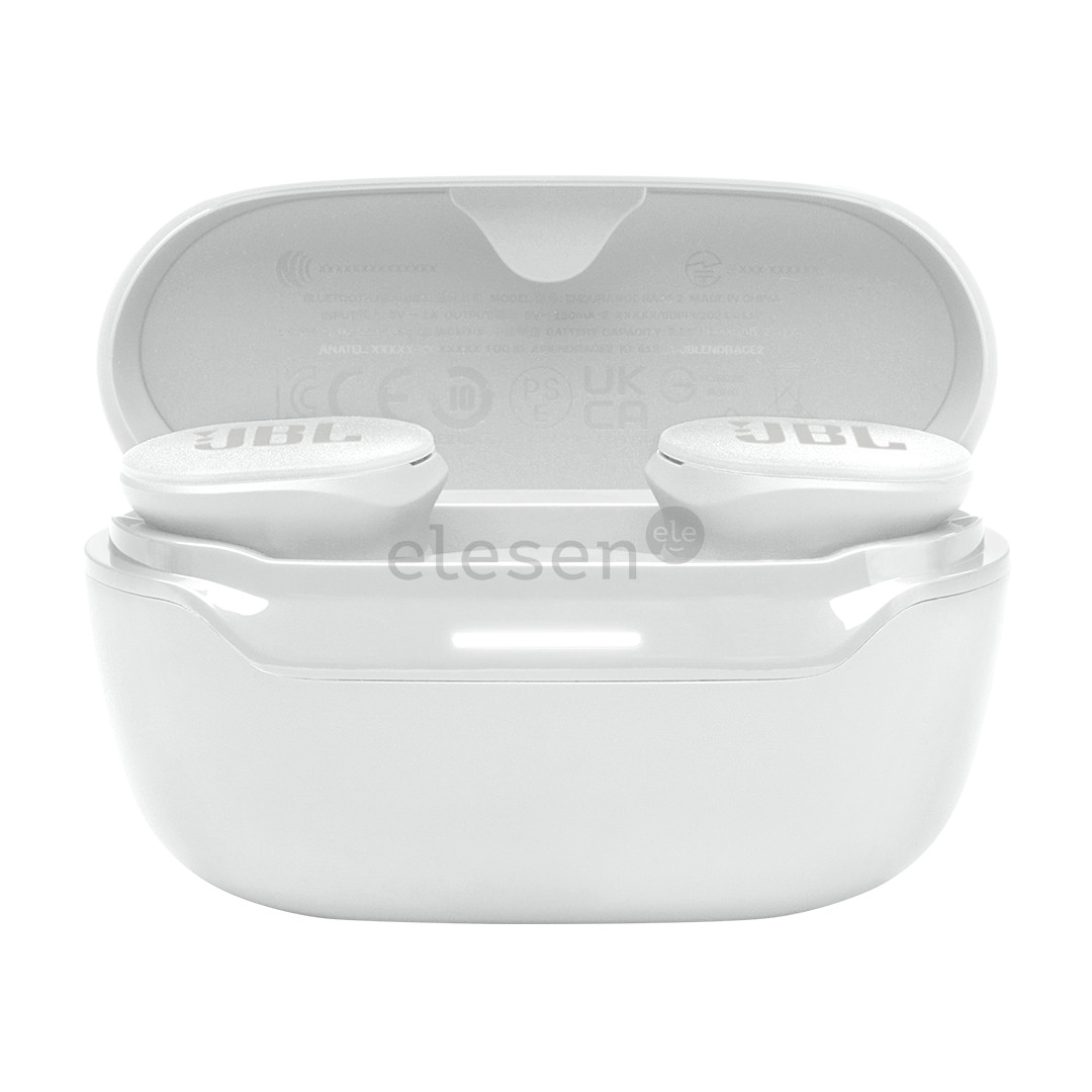 Ausinės JBL Endurance Race 2, baltos