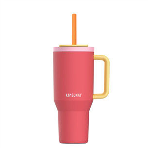 Kambukka Rio Tumbler, 950 ml, Pink Papaya, raudona/geltona - Termogertuvė