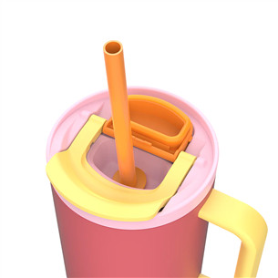 Kambukka Rio Tumbler, 950 ml, Pink Papaya, raudona/geltona - Termogertuvė