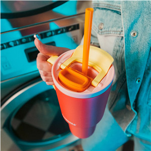 Kambukka Rio Tumbler, 950 ml, Pink Papaya, raudona/geltona - Termogertuvė