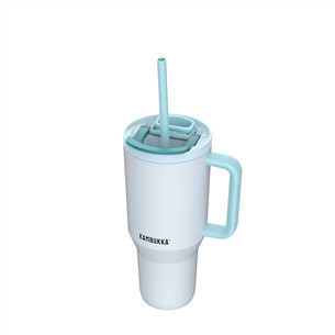 Kambukka Rio Tumbler, 950 ml, Frosty Coconut, balta/mėlyna - Termogertuvė