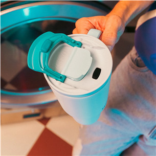 Kambukka Rio Tumbler, 950 ml, Frosty Coconut, balta/mėlyna - Termogertuvė