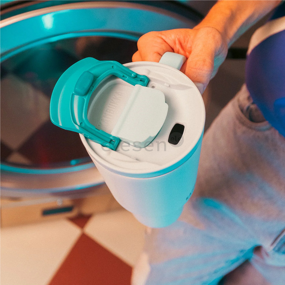 Kambukka Rio Tumbler, 950 ml, Frosty Coconut, balta/mėlyna - Termogertuvė