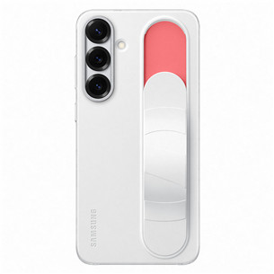 Samsung Standing Grip Case, Galaxy S25+, baltas - Dėklas