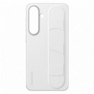 Samsung Standing Grip Case, Galaxy S25+, baltas - Dėklas