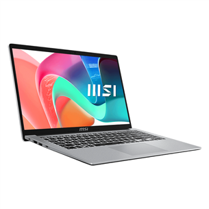 MSI Modern 15 F13M, 15,6'', i5, 16 GB, 512 GB, sidabro spalvos - Nešiojamas kompiuteris
