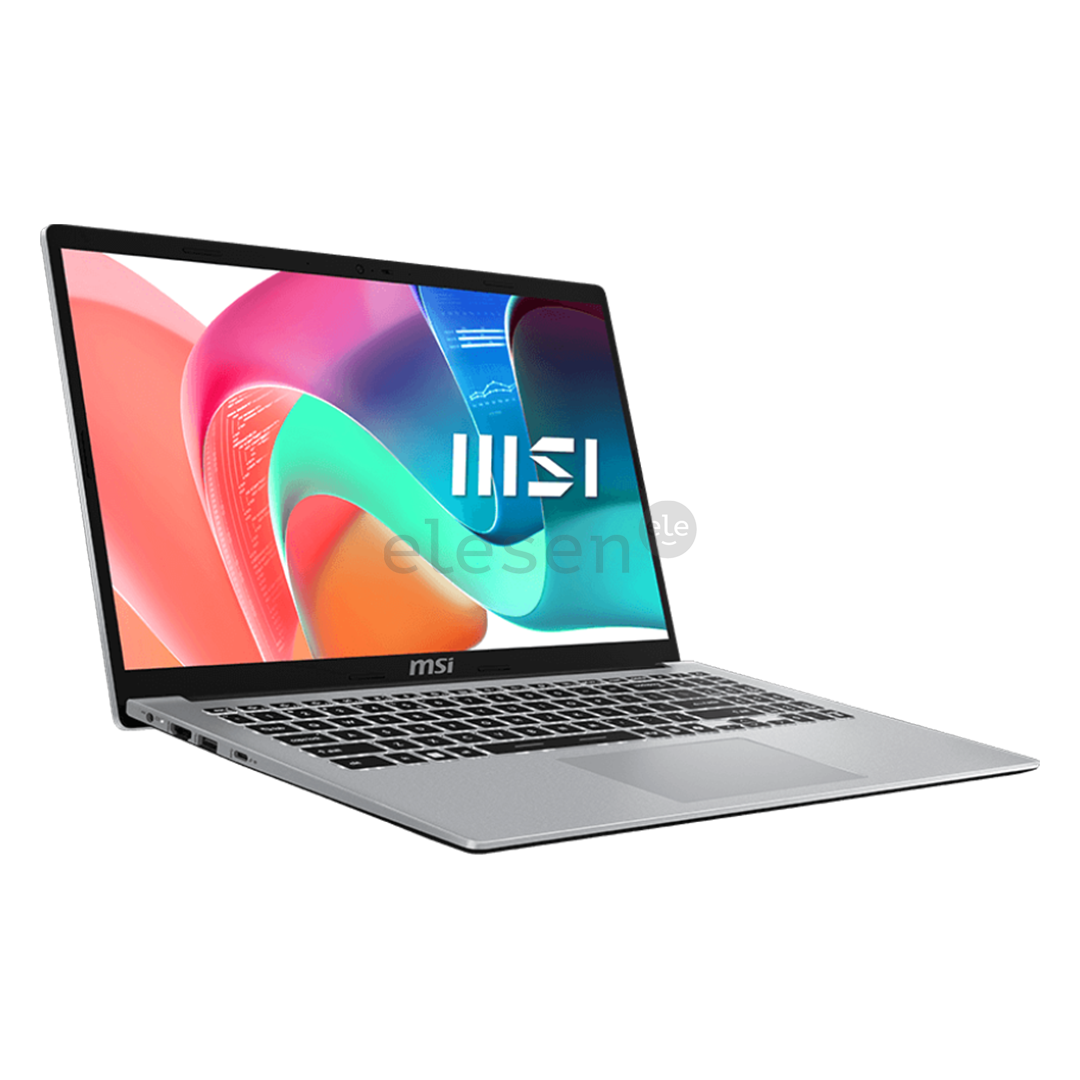 MSI Modern 15 F13M, 15,6'', i3, 8 GB, 512 GB, urban silver - Notebook