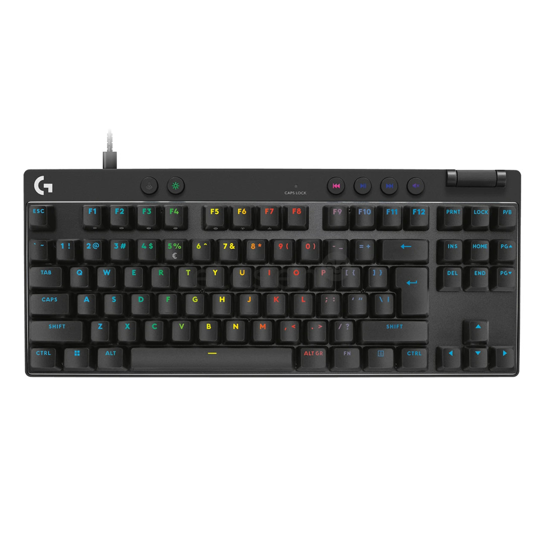 Logitech Pro X TKL Rapid, US, juoda - Klaviatūra