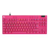 Logitech Pro X TKL Rapid, SWE, pink - Keyboard