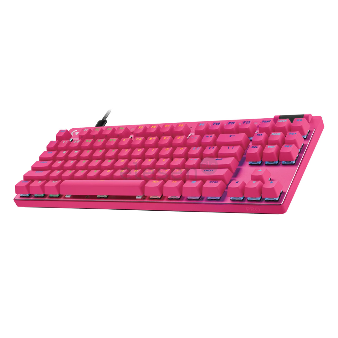 Logitech Pro X TKL Rapid, SWE, розовый - Клавиатура