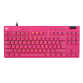 Logitech Pro X TKL Rapid, US, розовый - Клавиатура