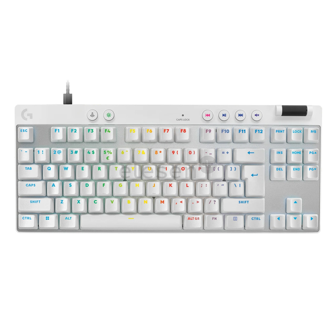 Logitech Pro X TKL Rapid, US, white - Keyboard