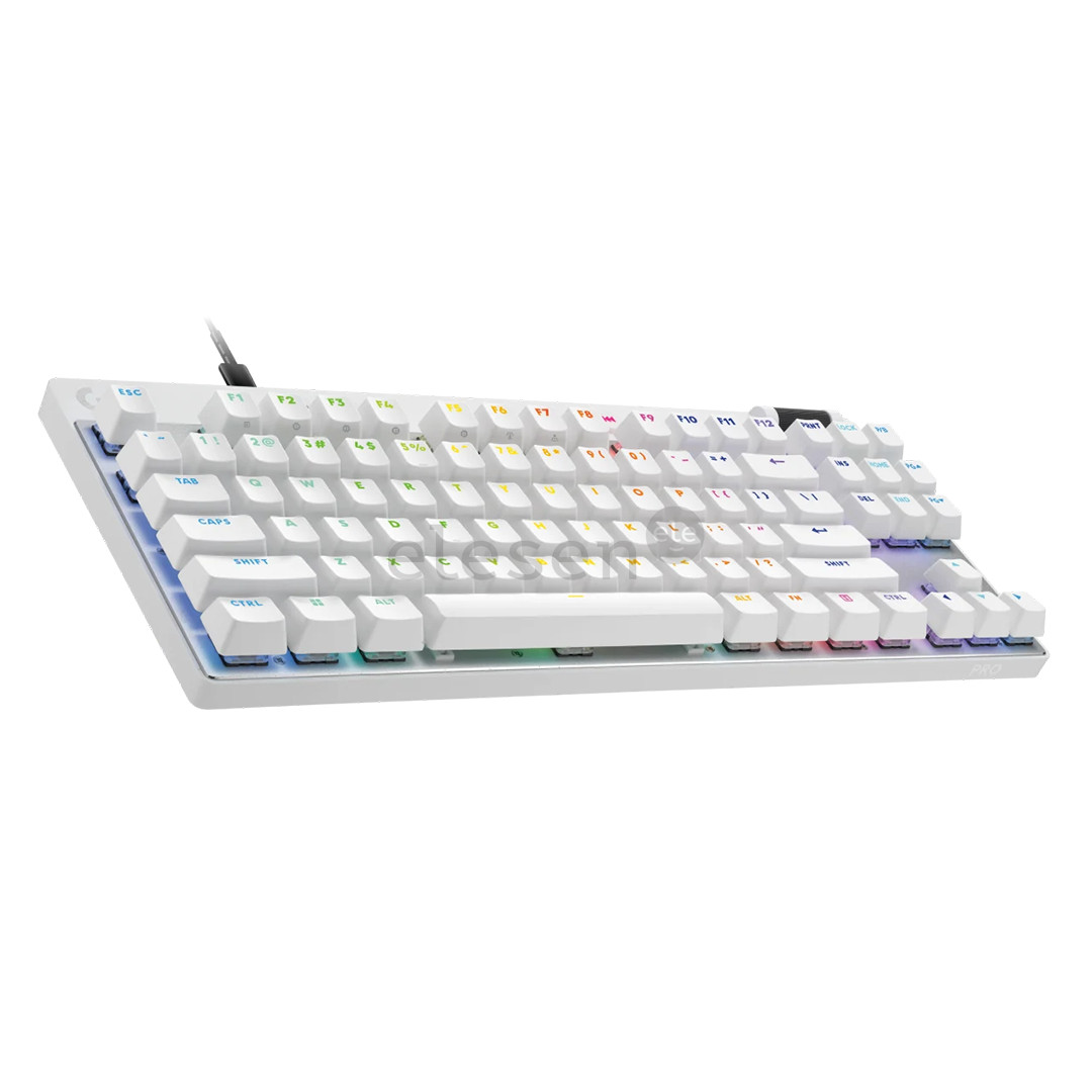 Logitech Pro X TKL Rapid, US, white - Keyboard