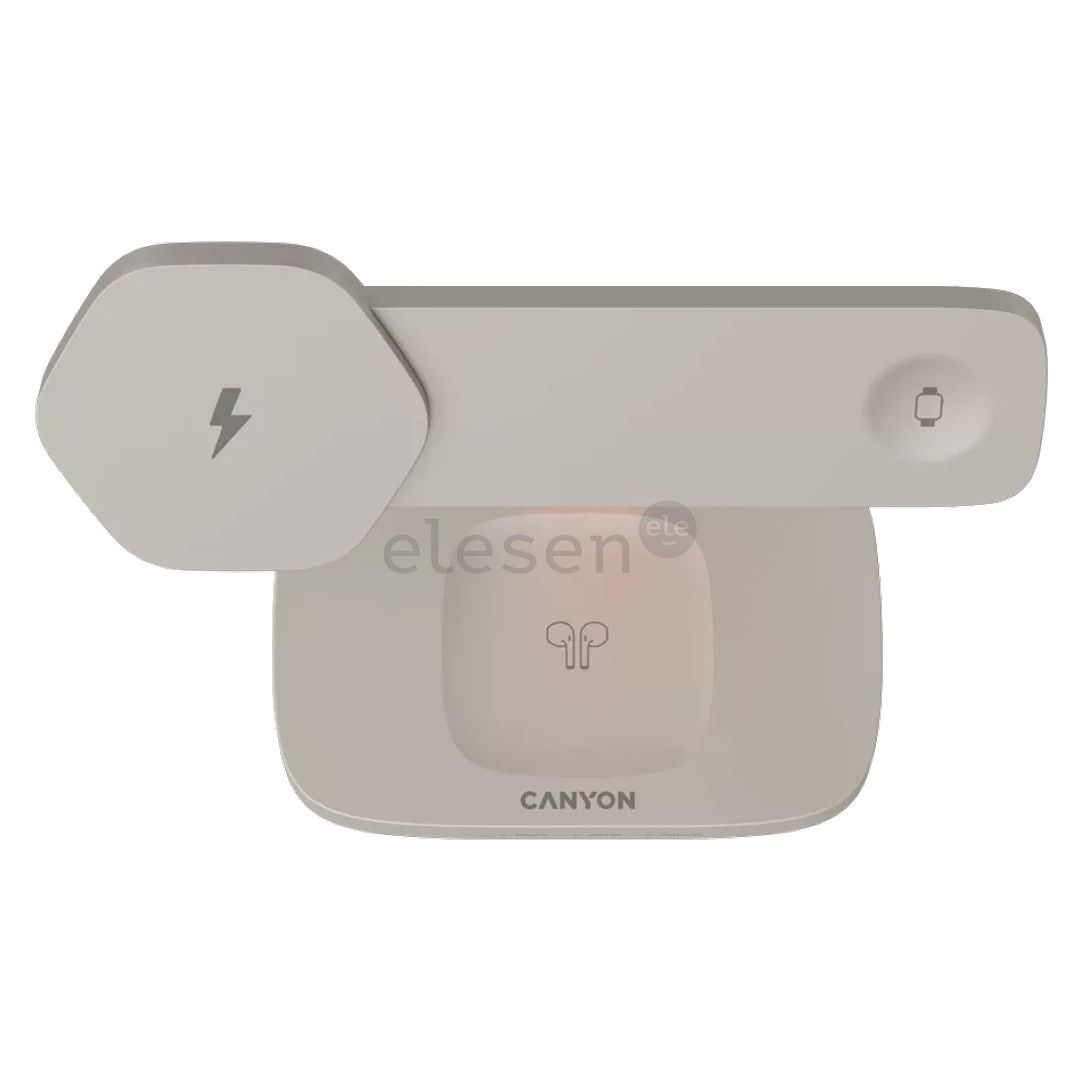 Canyon WCS-310, šviesiai pilkas/oranžinis - Belaidis įkroviklis