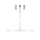Hama DAB+ / FM Dipole Antenna, balta - Antena