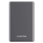 Canyon OnCharge 505 Slim Magsafe, 5000 mAh, belaidis įkrovimas, USB-C, tamsiai pilka - Išorinė baterija