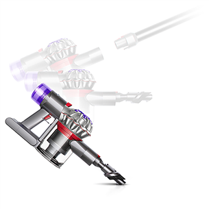 Dyson V8 Advanced, nikelio/sidabro spalvos - Belaidis dulkių siurblys