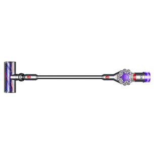 Dyson V8 Advanced, nikelio/sidabro spalvos - Belaidis dulkių siurblys