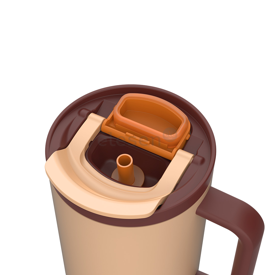Kambukka Rio Tumbler, 950 ml, Almond Dream, brown - Thermo mug