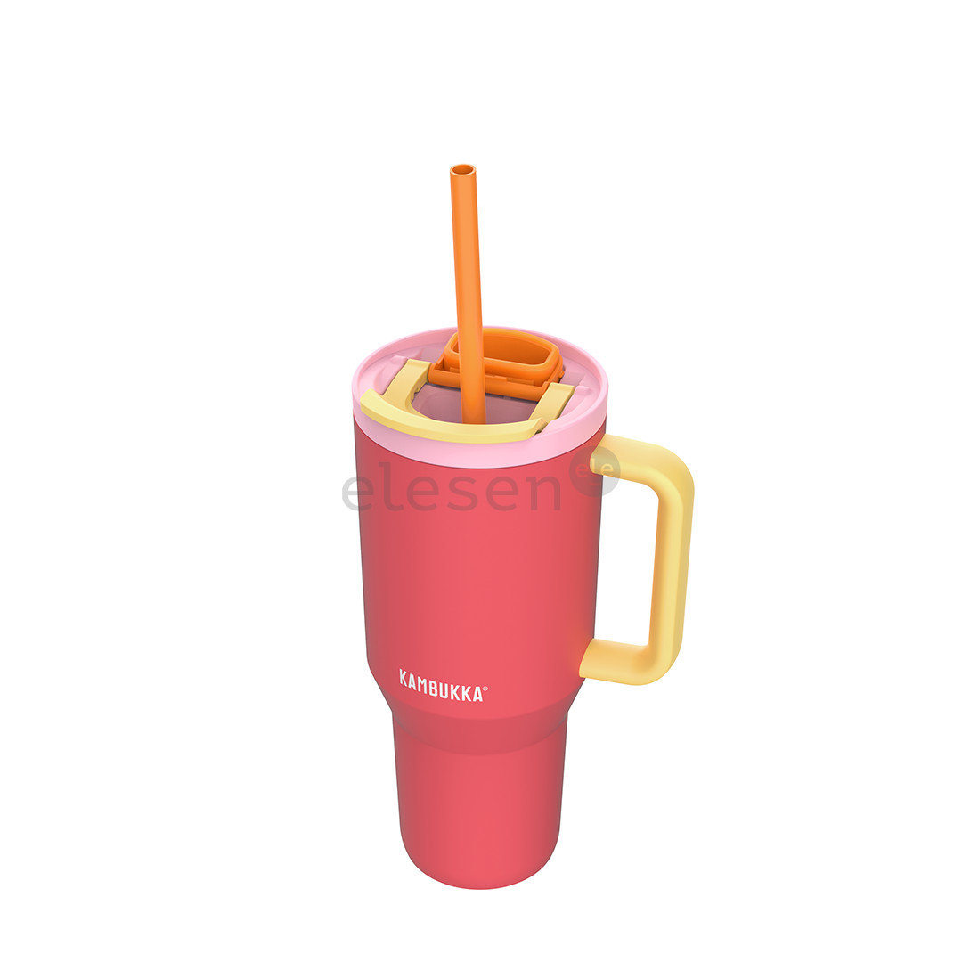 Kambukka Rio Tumbler, 950 ml, Pink Papaya, raudona/geltona - Termogertuvė