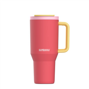 Kambukka Rio Tumbler, 950 ml, Pink Papaya, raudona/geltona - Termogertuvė