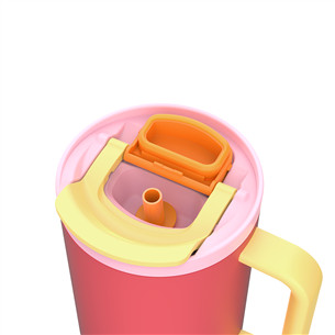 Kambukka Rio Tumbler, 950 ml, Pink Papaya, raudona/geltona - Termogertuvė