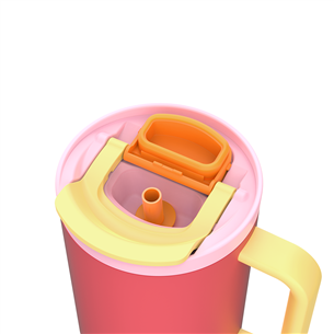 Kambukka Rio Tumbler, 950 ml, Pink Papaya, raudona/geltona - Termo gertuvė