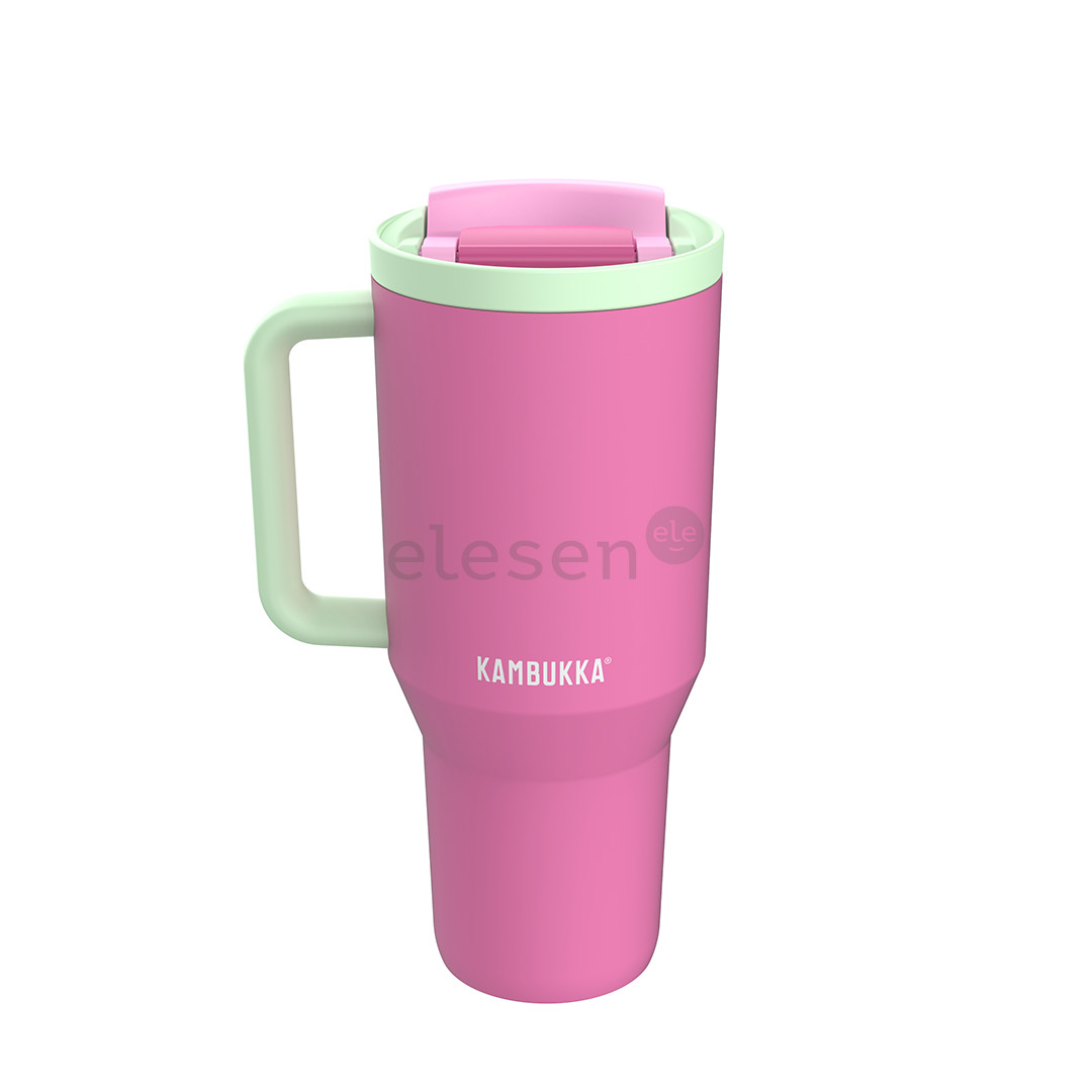 Kambukka Rio Tumbler, 950 ml, Bubblegum Mint, pink - Thermo mug