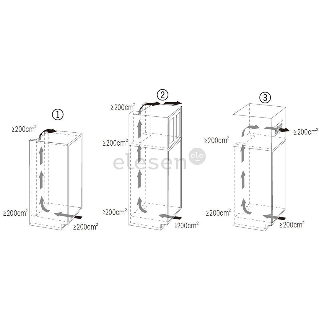 Hisense, NoFrost, 235 L, aukštis 178 cm - Įmontuojamas šaldiklis