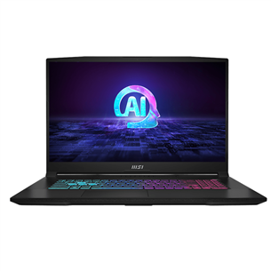 Nešiojamas kompiuteris MSI Katana A17 AI B8VF, 17,3'', 144 Hz, Ryzen 7, 16 GB, 1 TB, RTX 4060, juodas Prekė-KATANAA17-AIB8VF-835 KTNA17AI-B8VF-881NL
