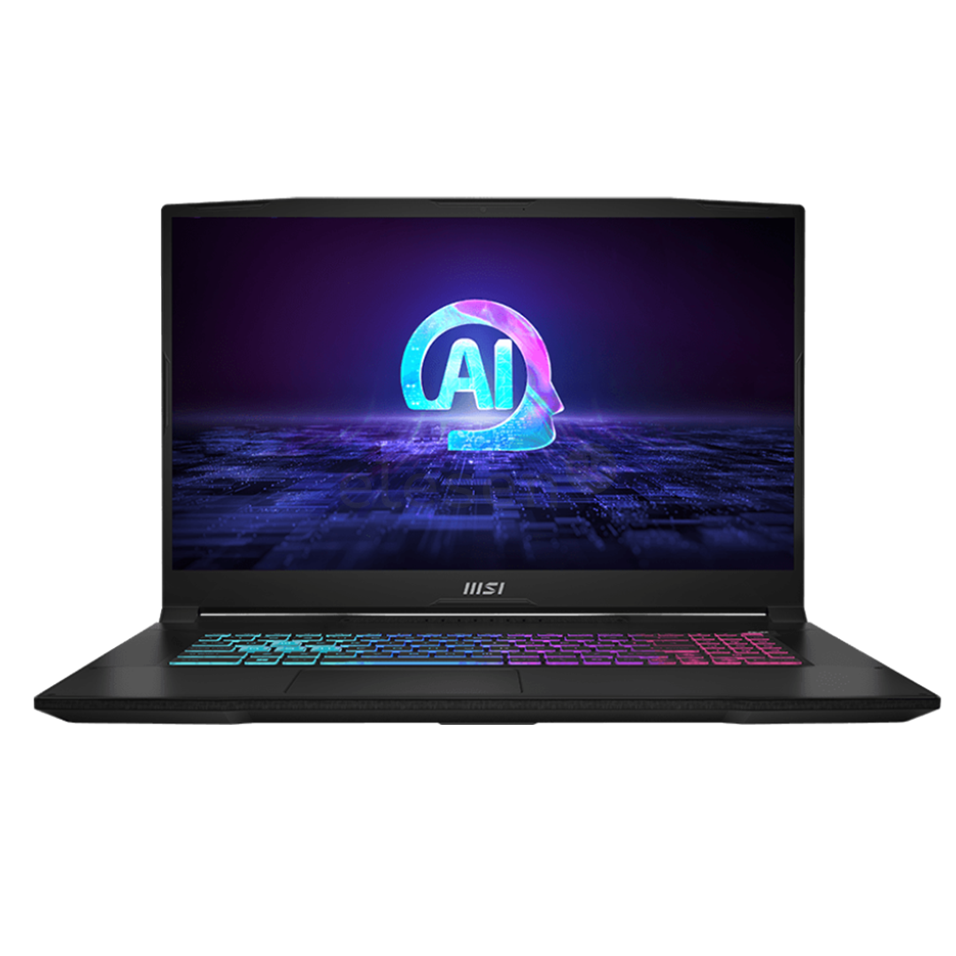 MSI Katana A17 AI B8VF, 17,3'', 144 Гц, Ryzen 7, 16 GB, 1 TB, RTX 4060, черный - Ноутбук
