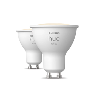 Philips Hue Smart Spotlight, soft-warm white, GU10, 2 vnt. - Išmaniosios lemputės 929003666902
