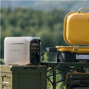 EcoFlow Delta 3 Plus, 1024 Wh, sidabro spalvos - Maitinimo šaltinis