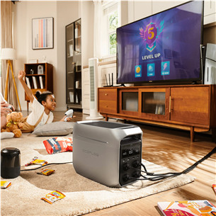 EcoFlow Delta 3 Plus, 1024 Wh, sidabro spalvos - Maitinimo šaltinis