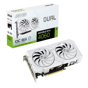 Asus, NVIDIA GeForce RTX 4060, 8 GB GDDR6, 128 bit - Vaizdo plokštė 4711387733844