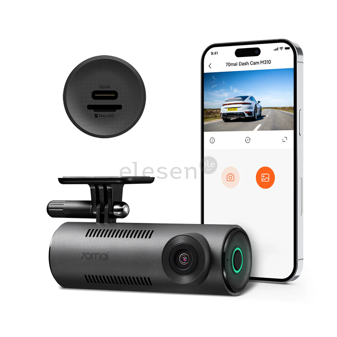 70mai Dash Cam M310, 2K, pilkas - Vaizdo registratorius