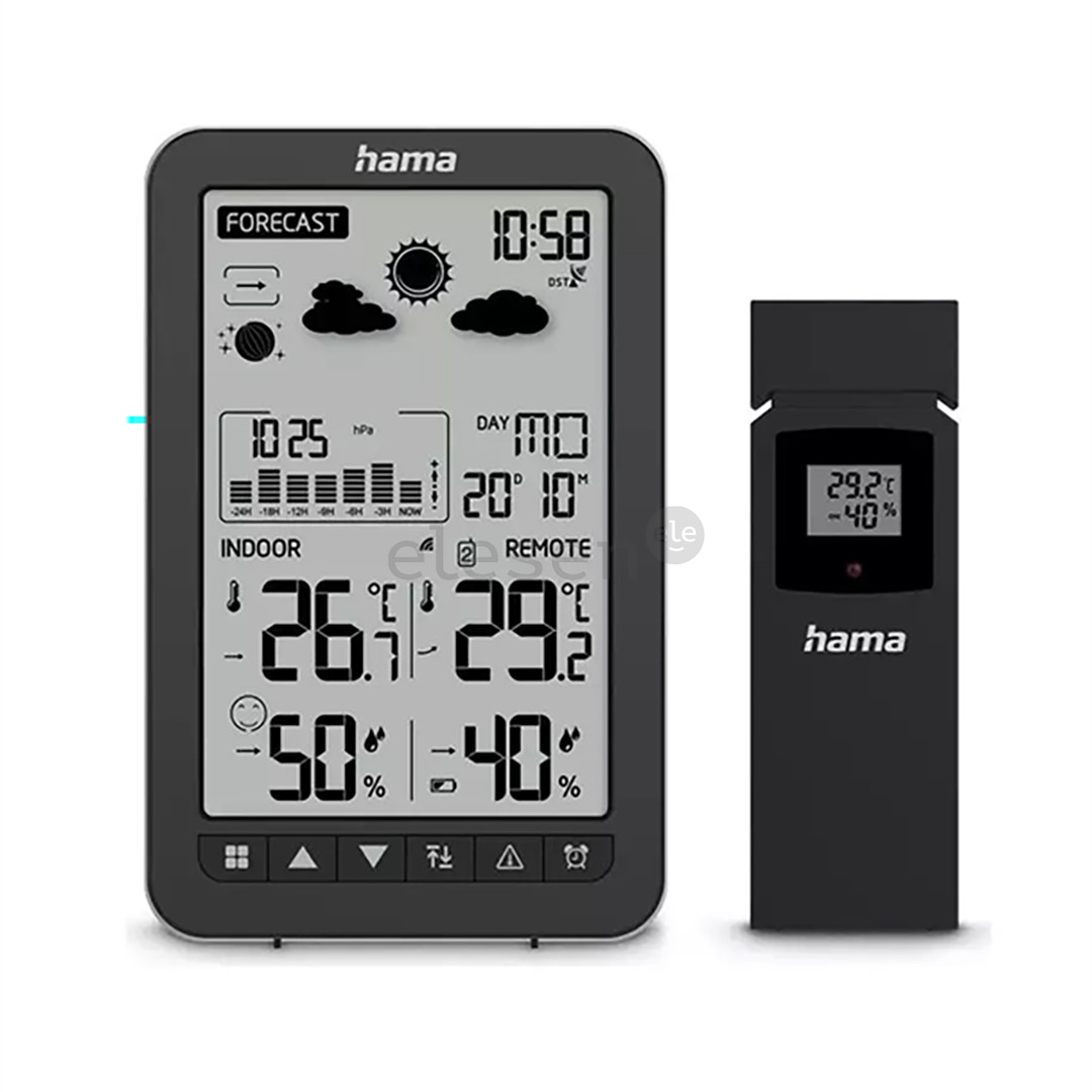 Hama Ko Samui, black - Thermometer/Hygrometer