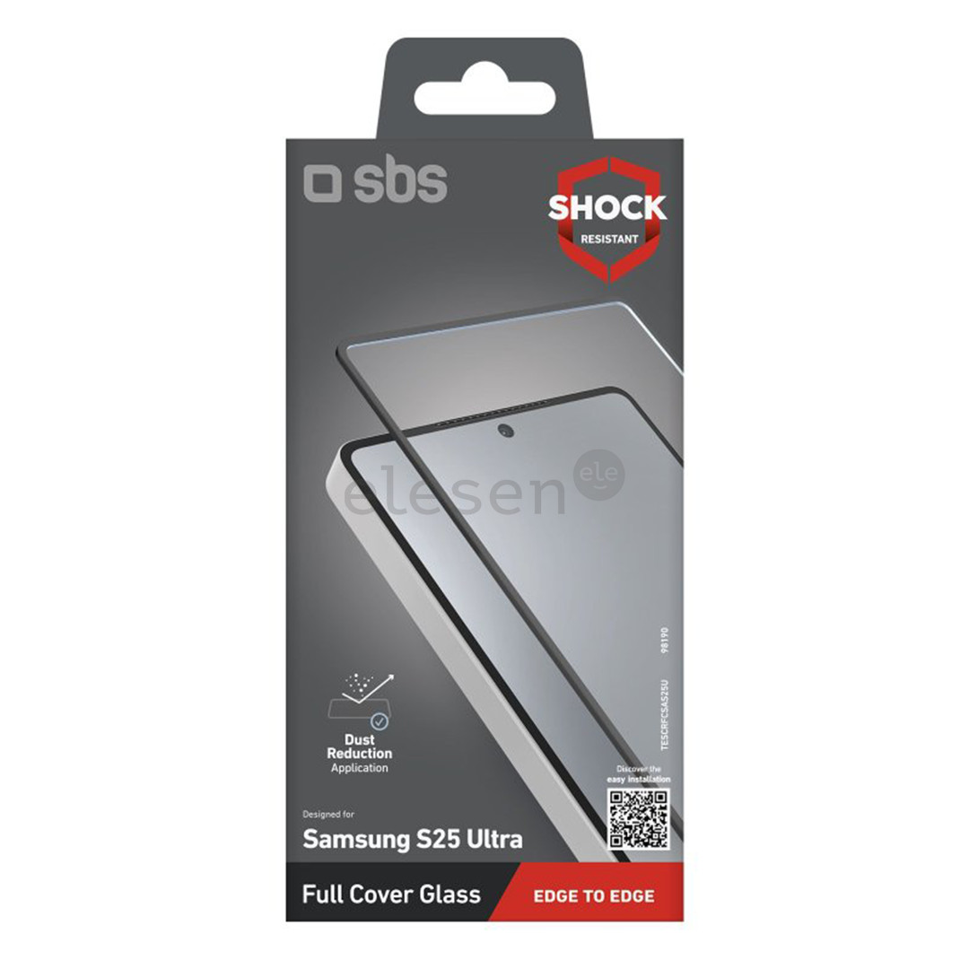 SBS Full Cover Glass, Samsung S25 Ultra, прозрачный - Защита для экрана