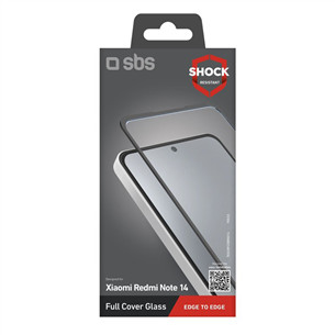 SBS Full Cover Glass, Xiaomi Redmi Note 14 5G - Ekrano apsauga