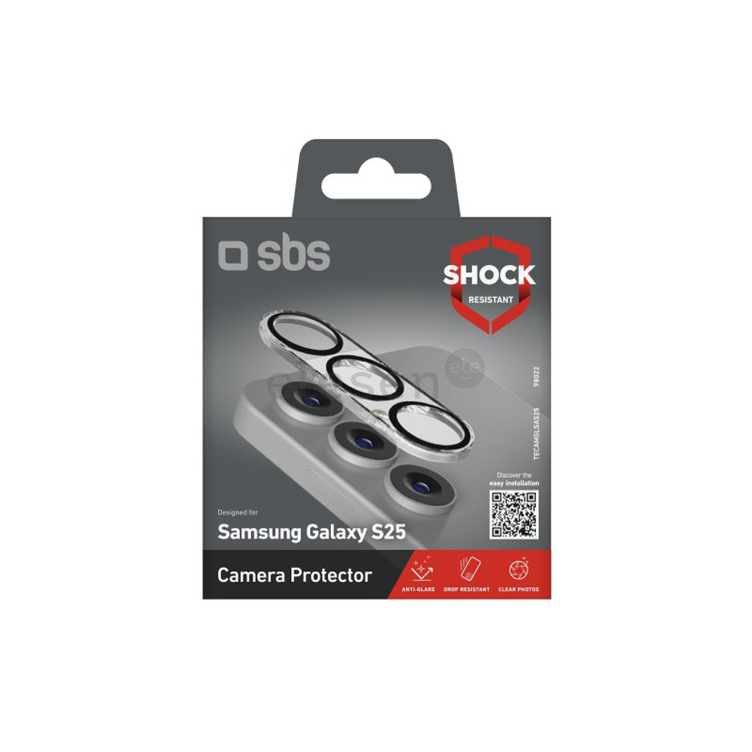 SBS Camera Protector, Samsung S25 - Защитное стекло для камеры